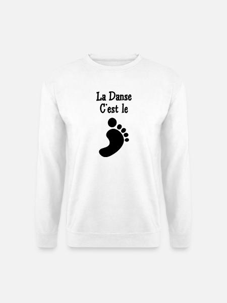 Tanz ist der Fuß - Unisex Pullover - Weiß