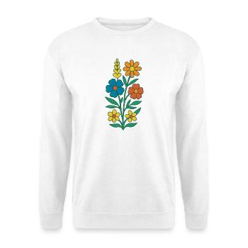 Spring Flowers Colorful - Unisex Sweatshirt - white - Front