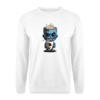 Coffee Monster - Caffeine Zombie - Morning Grouch - Unisex Sweatshirt - white - Front