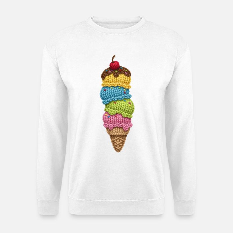 Eis - Unisex Pullover - Weiß