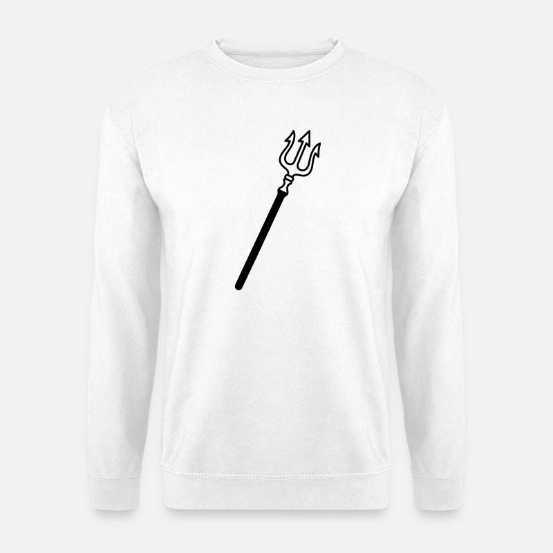 trident - Sweat-shirt Unisexe - blanc