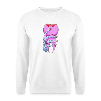Sweet Tooth - Unisex Pullover - Weiß - Vorne
