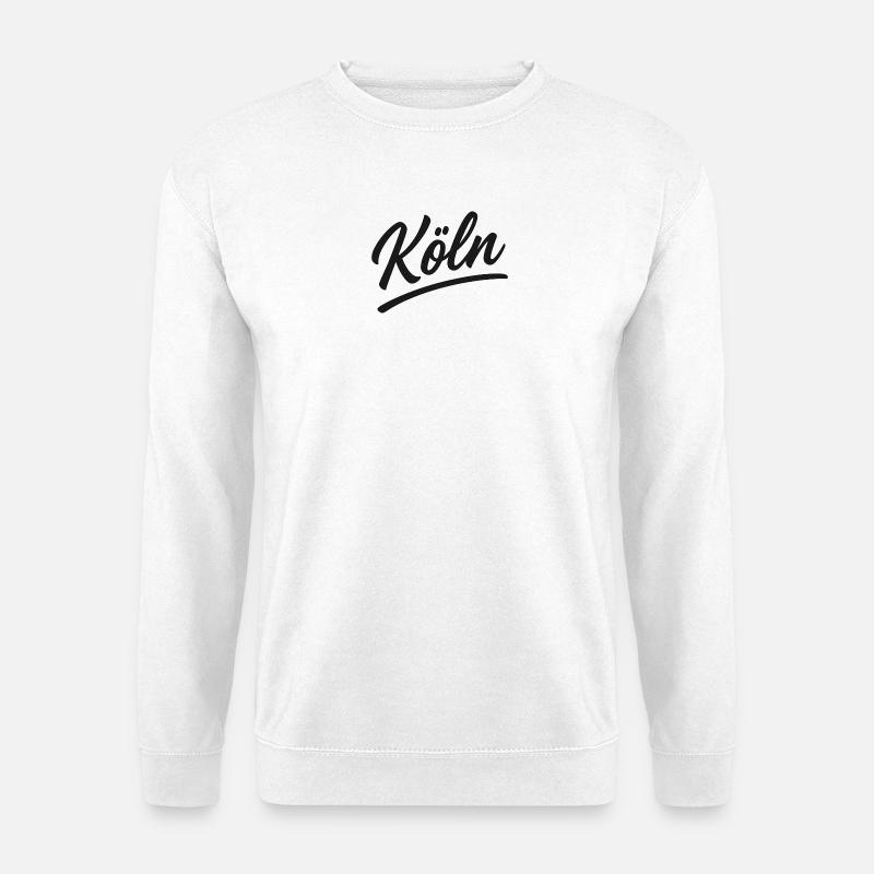 KölnScript Signatur - Unisex Pullover - Weiß