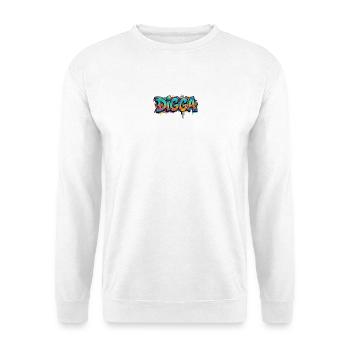Digga Graffiti Neon Burst - Unisex Sweatshirt - white - Front