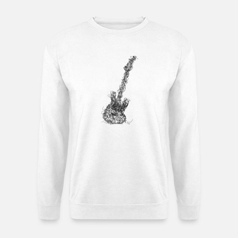 Lower Scribble - Unisex Pullover - Weiß