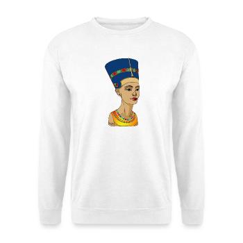 Nofretete  - Unisex Pullover - Weiß - Vorne