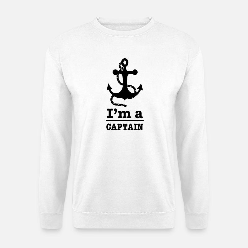 captain - Unisex Sweatshirt - white