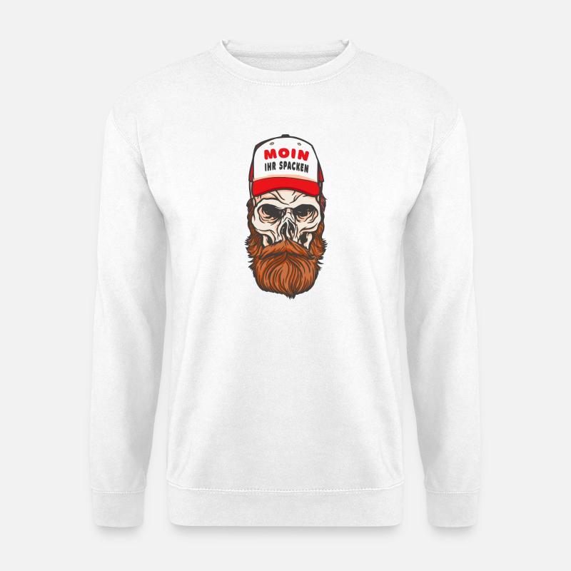 Moin Ihr Spacken - Unisex Pullover - Weiß