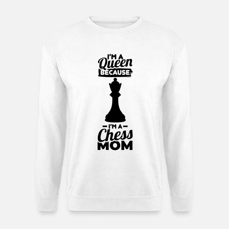 Schach Mama - Unisex Pullover - Weiß
