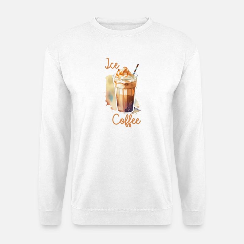 Iced coffee - Unisex Sweatshirt - white