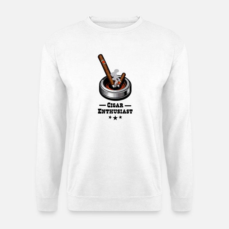 Zigarren Enthusiast - Unisex Pullover - Weiß
