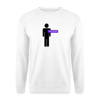 Männer - unverzichtbar - Unisex Pullover - Weiß - Vorne