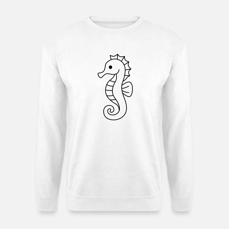 Seepferdchen - Unisex Pullover - Weiß