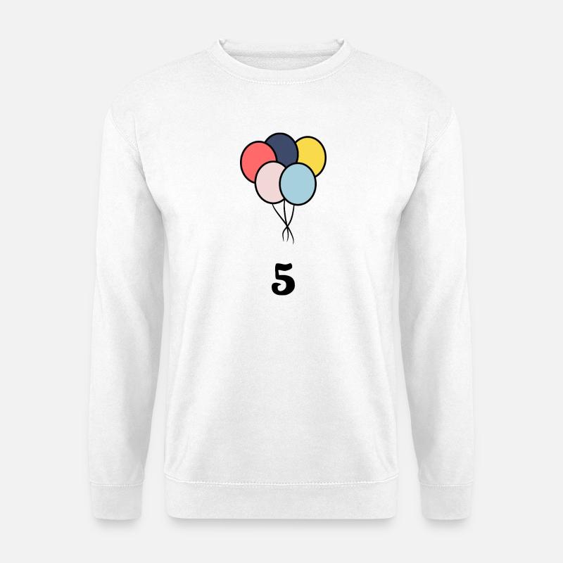 5. ANNIVERSARY. 5 YEARS. 5th ANNIVERSARY - Unisex Sweatshirt - white
