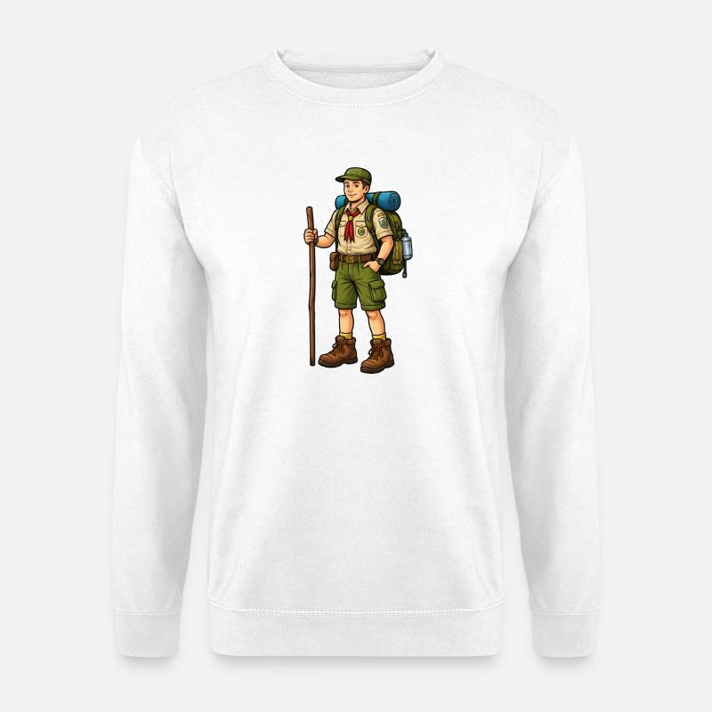Aventure des Éclaireurs Randonneurs - Sweat-shirt Unisexe - blanc