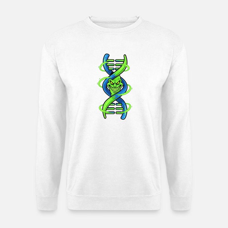 Dämonische DNA-Doppelhelix - Unisex Pullover - Weiß