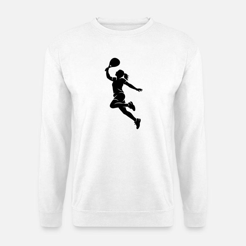 Frauen-Padel-Smash - Unisex Pullover - Weiß
