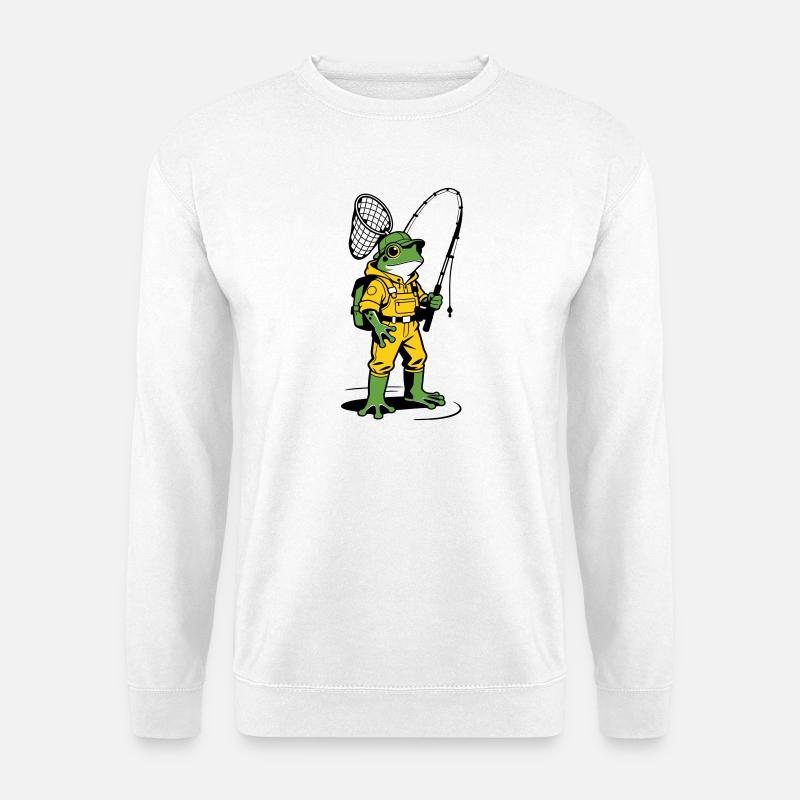 Froschfischer - Unisex Pullover - Weiß
