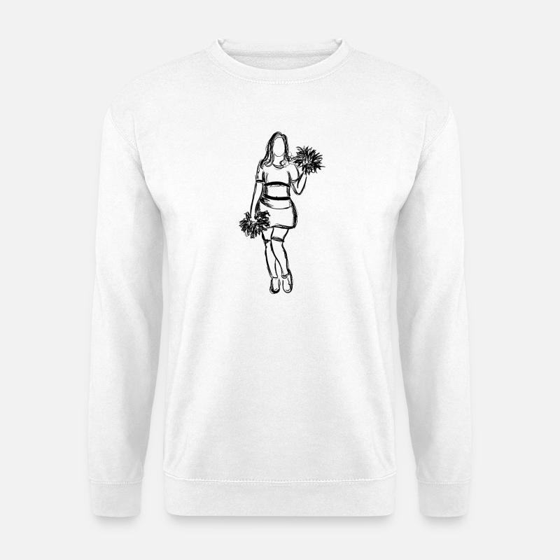 Cheerleaderin - Unisex Pullover - Weiß