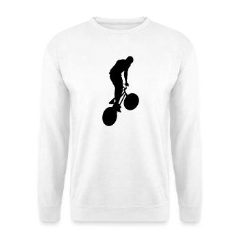 BMX Bike - Unisex Pullover - Weiß - Vorne