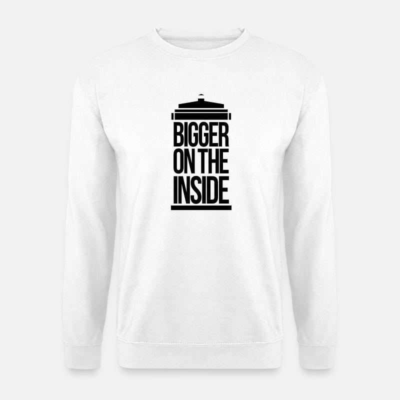 Bigger on the inside - Unisex Pullover - Weiß