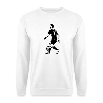 football - Unisex Sweatshirt - white - Front
