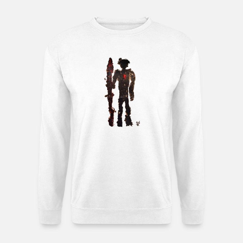 Fußsoldat🦶(Mit den Füßen gezeichnet) - Unisex Pullover - Weiß
