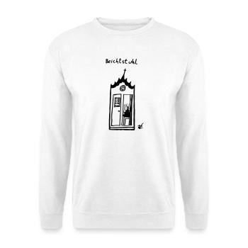 Beichtstuhl - Unisex Pullover - Weiß - Vorne