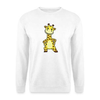 Girafe - Sweat-shirt Unisexe - blanc - Devant