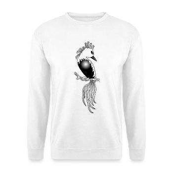 L'oiseau onyx - Sweat-shirt Unisexe - blanc - Devant