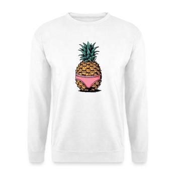 Pineapple in Pink - Unisex Sweatshirt - white - Front