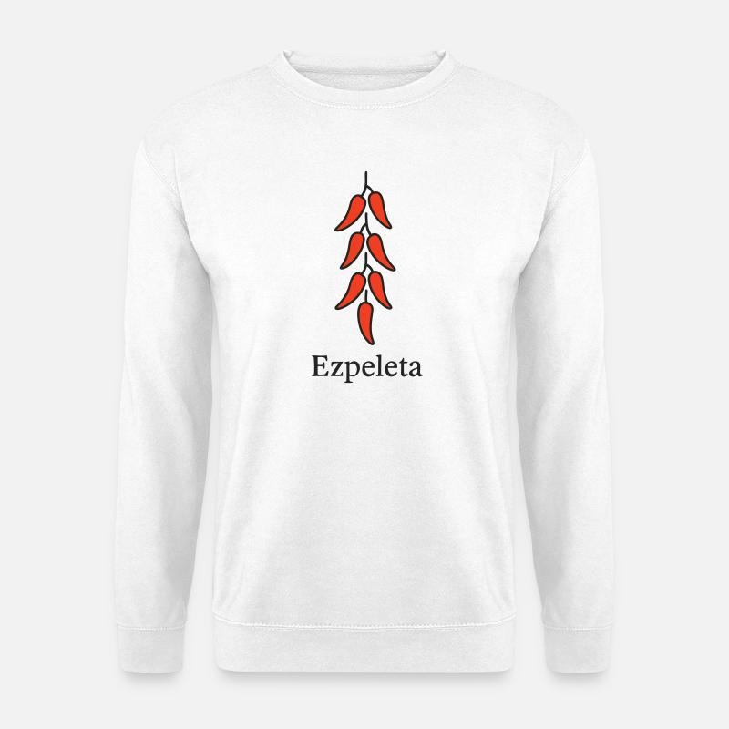 Leuchtend roter Chilizweig - Unisex Pullover - Weiß