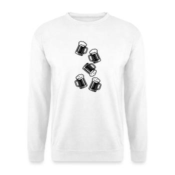 Beer Glass Beer Beer Mug Icon - Unisex Sweatshirt - white - Front