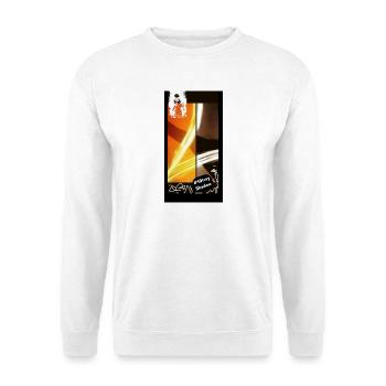 --_swag_orange_noir_blanc_grg_10tray_4_style_b - Unisex Pullover - Weiß - Vorne