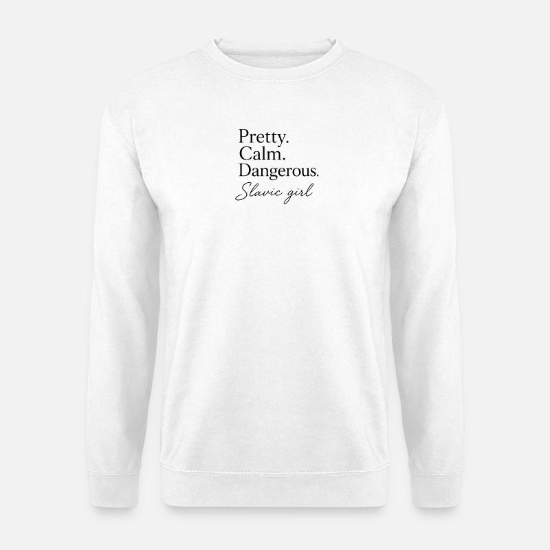 Slavic Girl  - Unisex Pullover - Weiß