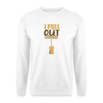 Kellner Barkeeper Ober Bar Bartender barchef - Unisex Pullover - Weiß - Vorne - Alina (178cm) & Michal (187cm)