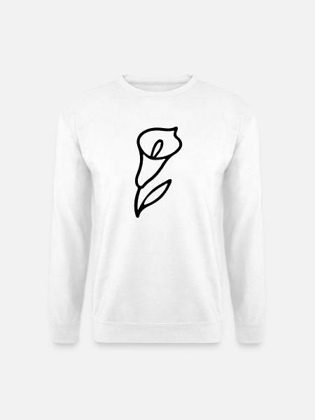 Blume 5 - Unisex Pullover - Weiß