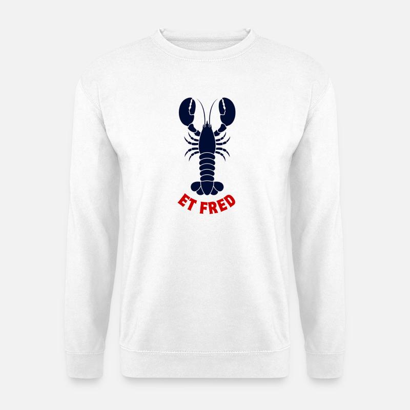 Hummer, Hummer, Meer - Unisex Pullover - Weiß