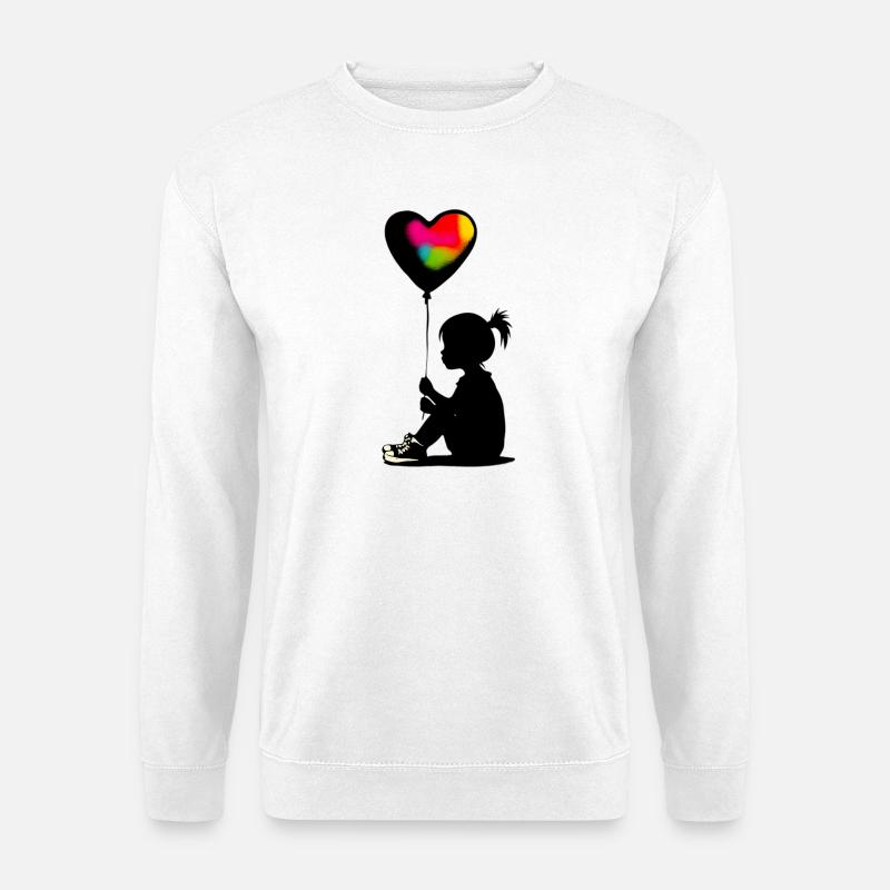 Herzensliebe - Unisex Pullover - Weiß