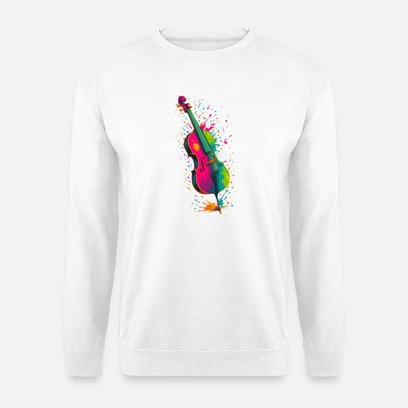 Cello Splash - Unisex Sweatshirt - white