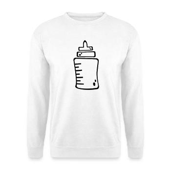 Flasche - Unisex Pullover - Weiß - Vorne