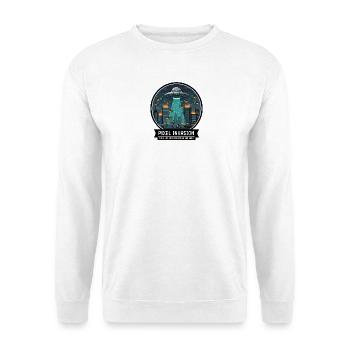Pixel Invasion Citykrieg - Unisex Pullover - Weiß - Vorne