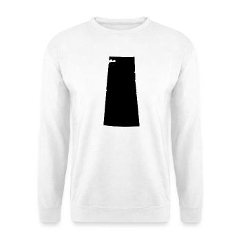 Carte de la Saskatchewan - Sweat-shirt Unisexe - blanc - Devant