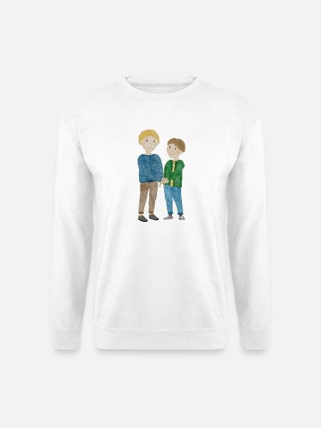 Kinderszene beste Freunde - Unisex Pullover - Weiß