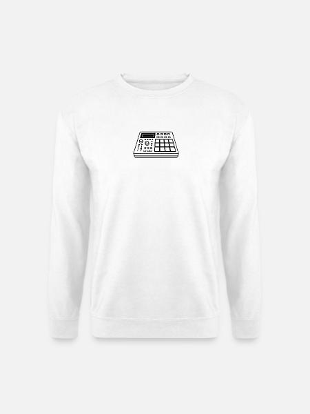Beatpad Grafik Drum Pad Muster - Unisex Pullover - Weiß