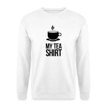 tea shirt - Unisex Sweatshirt - white - Front