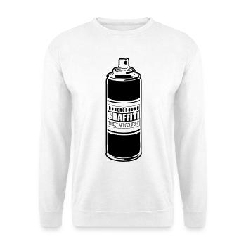 Street art maker flex - Sweat-shirt Unisexe - blanc - Devant