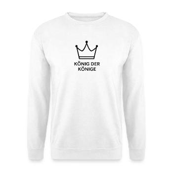 King of Kings Crown - Unisex Sweatshirt - white - Front