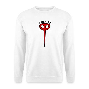 Roter Moskito - Unisex Pullover - Weiß - Vorne