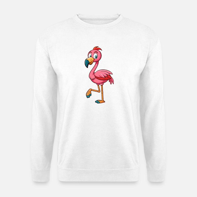 flamingo - Unisex Sweatshirt - white